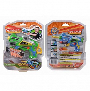 Космобластер в наборе с 6 мягкими снарядами, зеленый (ABtoys, S-00066/WG-A3974)